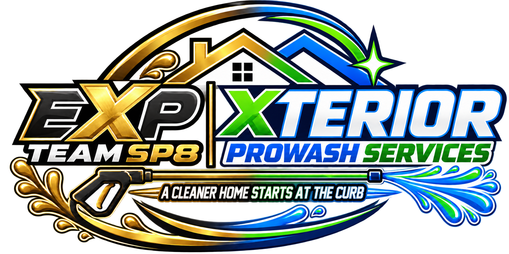 EXP Team Sp8 and Xterior ProWash Services — A Cleaner Home Starts at the Curb